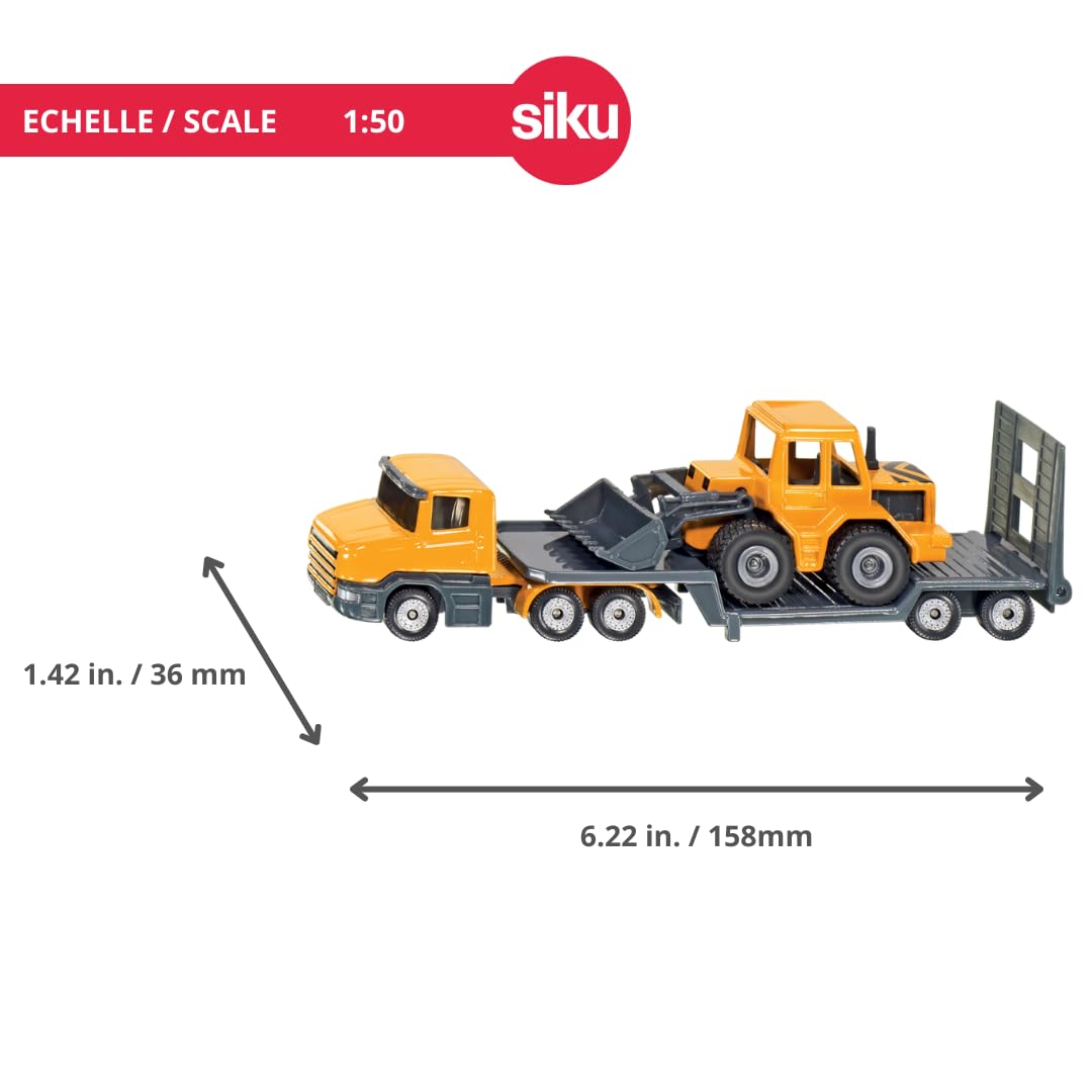 Amazon.co.jp: ジク (SIKU) ホイールローダー輸送トレーラー SK1616
